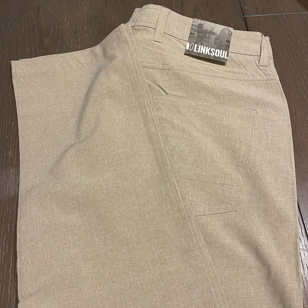 Men’s LinkSoul 32 x 32 Khaki 5-Pocket Boardwalker Pant